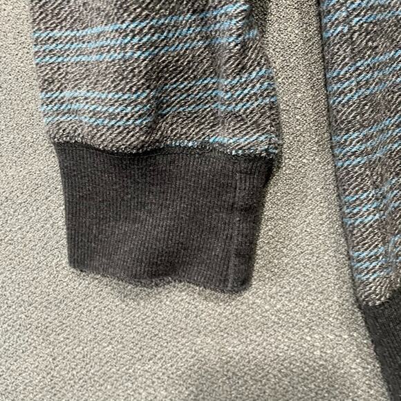 Oneill Hoodie Henley Mens Size Large Blue Striped Pullover Comfy Surf Staple - Picture 4 of 6